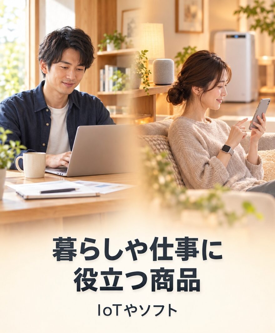 暮らしや仕事を支える商品を幅広くのイメージ画像