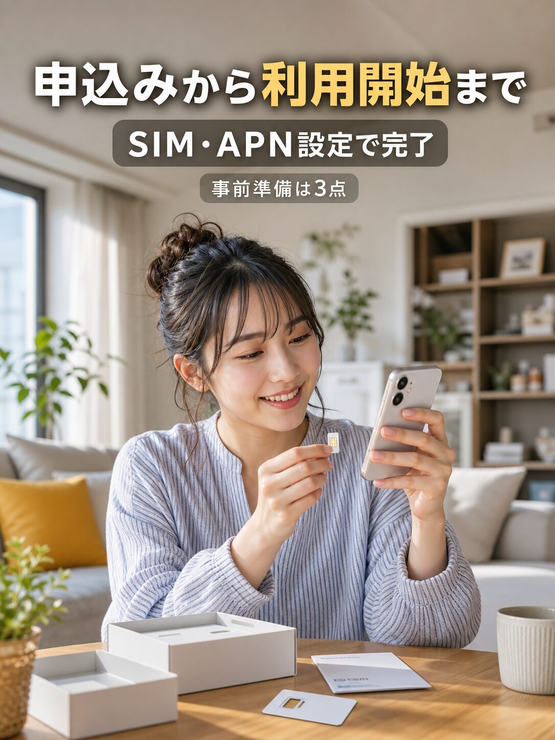 申込みから利用開始までイメージ画像